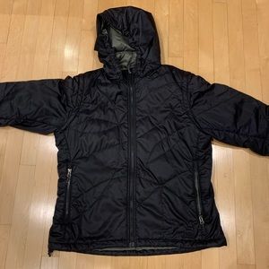 REI black packable jacket and vest